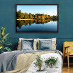 Lake Shaftsbury Autumn Reflection Wall Art
