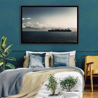 Lng Tanker at Sea Wall Art
