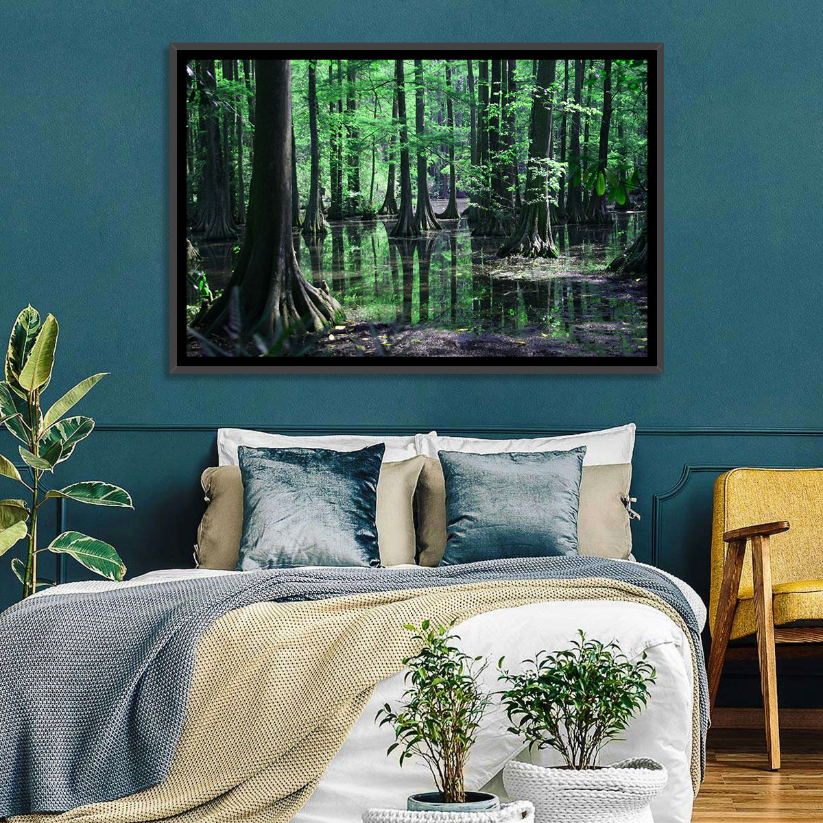 Congaree Swamp Reflection Wall Art