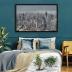 Shanghai Layered Skyline Wall Art
