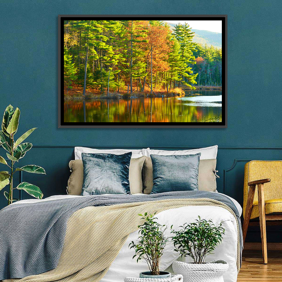 White Mountain National Forest Reflection Wall Art
