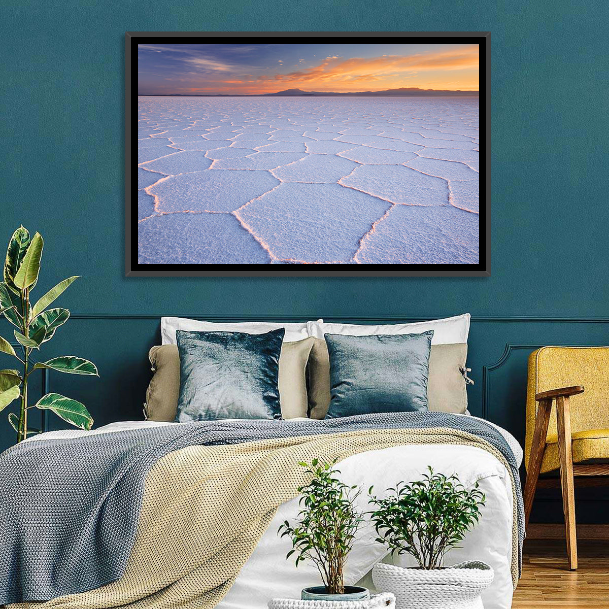 Salar De Uyuni Sunrise Wall Art