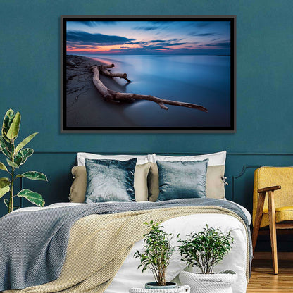 Calm Seascape at Dusk Wall Art