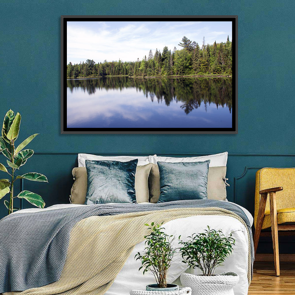 Peck Lake Shoreline Reflection Wall Art