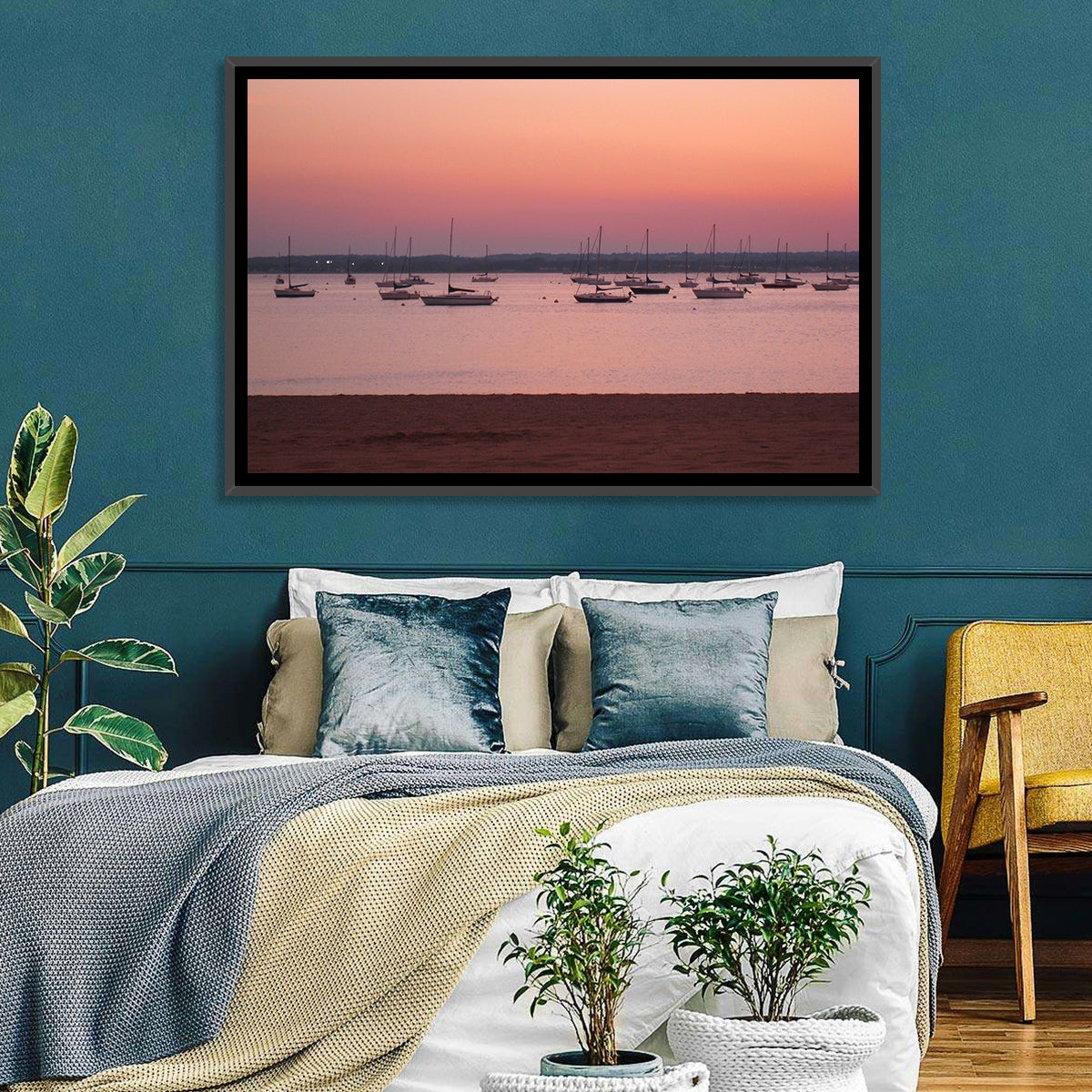 East Haven Beach Sunset Wall Art