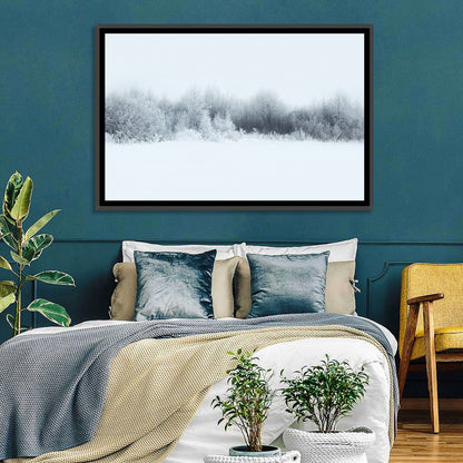Frosted Winter Forest Wall Art