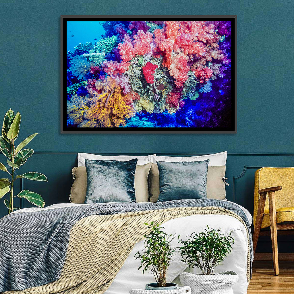Vibrant Coral Reef Wall Art