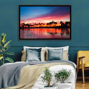 Hawaii Resort Sunset Wall Art