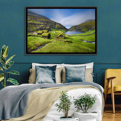 Saksun Turf Roof Cabins Wall Art