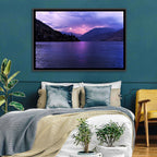 Lake Chelan Violet Sunset Wall Art