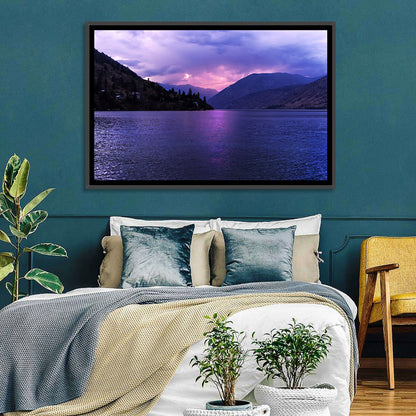 Lake Chelan Violet Sunset Wall Art