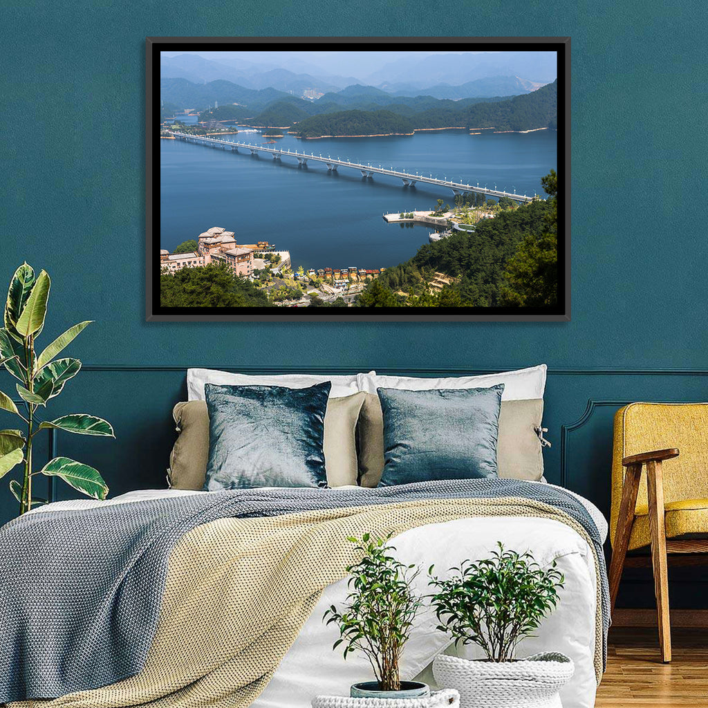 Qiandao Lake Bridge View Wall Art