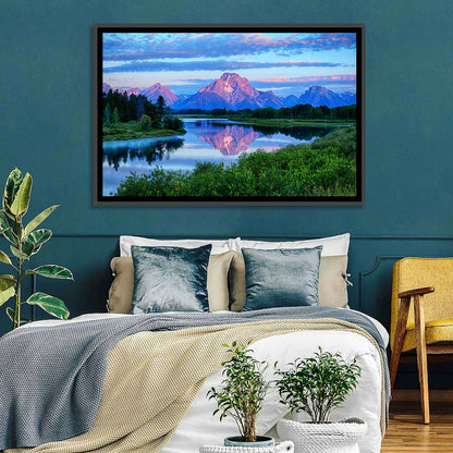 Oxbow Bend Dawn Reflection Wall Art