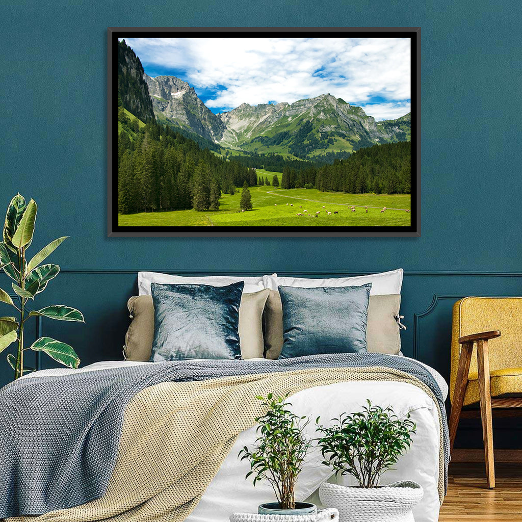 Arnibach Valley Summer Meadow Wall Art