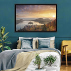 Autumn Morning at Lake Bled Wall Art