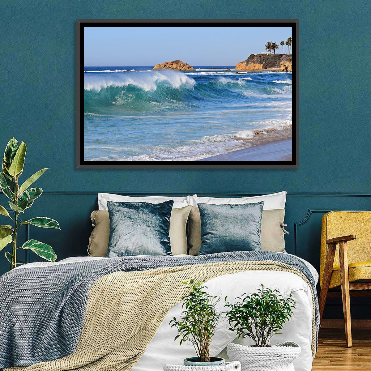 South Laguna Beach Wall Art in a room, landscape