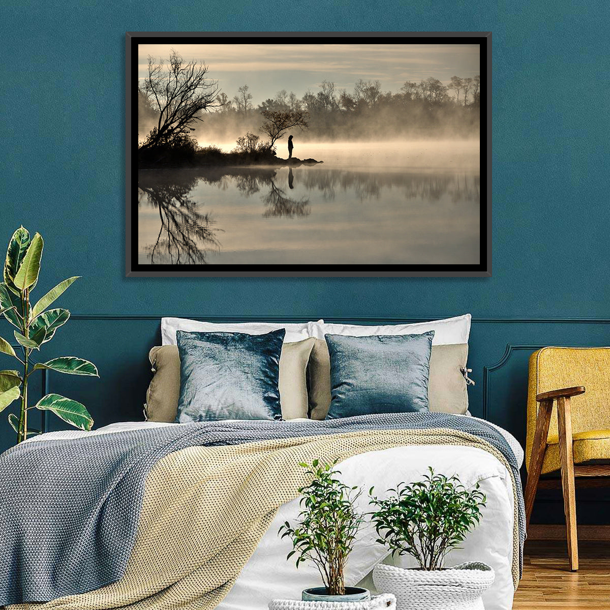 Centennial Lake Mist Wall Art