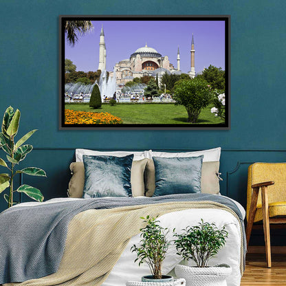 Hagia Sophia Fountain Gardens Istanbul Wall Art