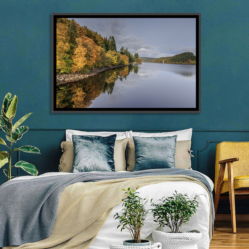 Autumn at Lake Vyrnwy Wall Art