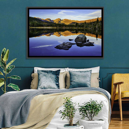 Sprague Lake Sunrise Reflection Wall Art