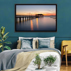 Lake Jackson Pier Sunset Wall Art