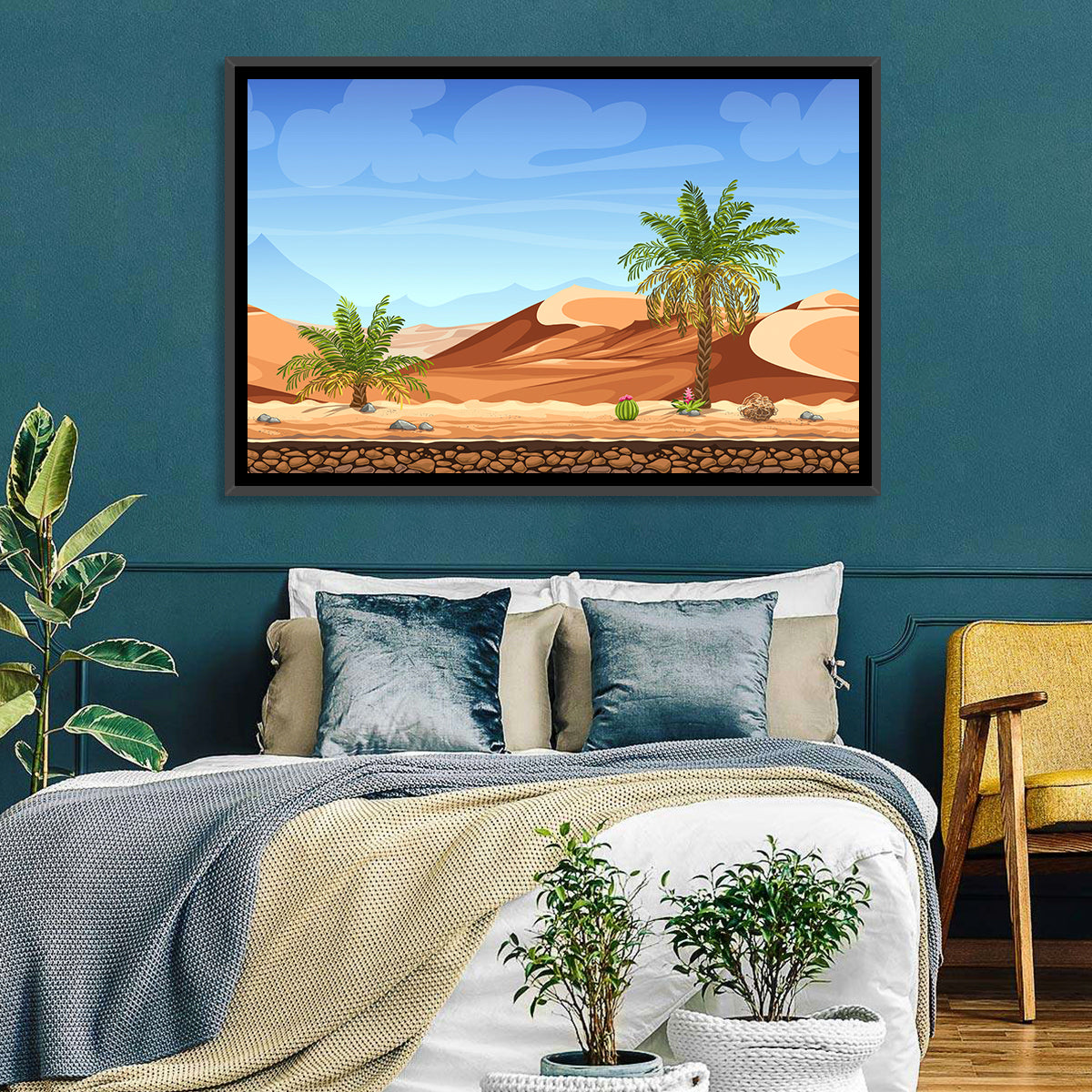 Digital Desertscape Wall Art