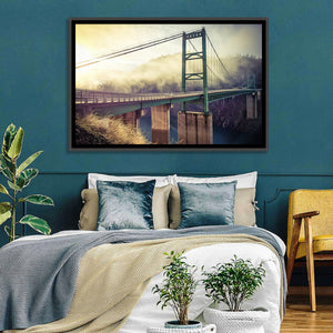 Bridge Over Lake Oroville Wall Art