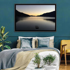 Lake Cushman Dock at Dusk Wall Art