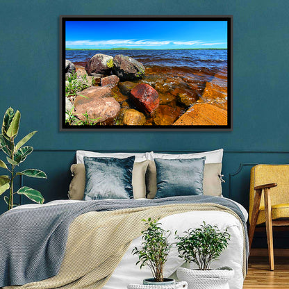 Lake Gogebic Rocky Shoreline Wall Art