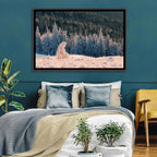 Carpathian Forest at Golden Hour Wall Art