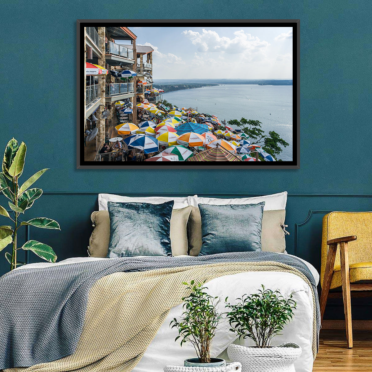 Lake Travis Lakeside Terrace Wall Art