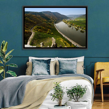 Mosel Valley at Bremm, Germany Wall Art