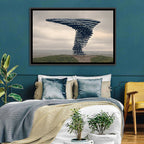Singing Ringing Tree on Grassy Hill Wall Art