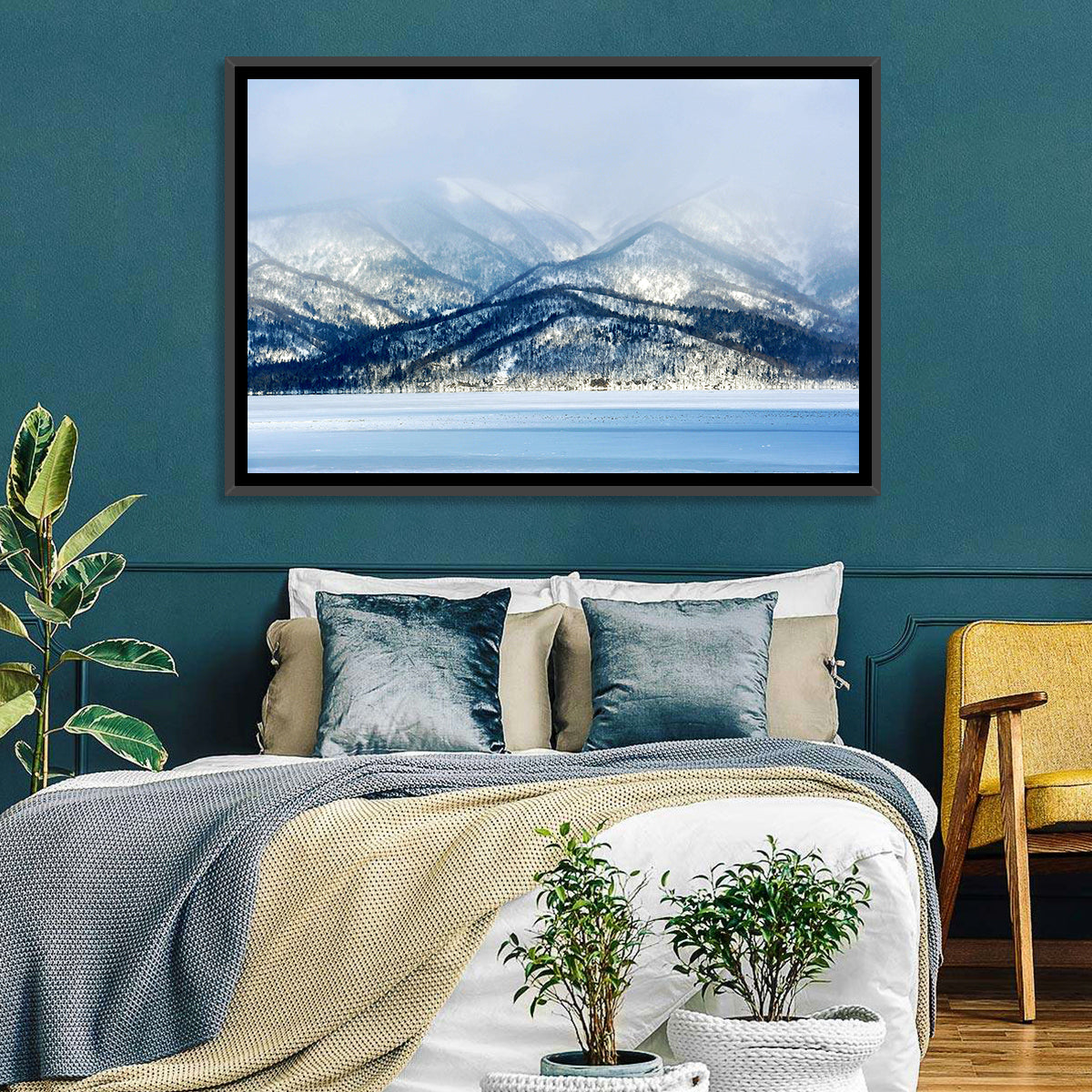 Frozen Lake Kussharo Wall Art