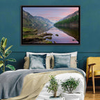 Glendalough Upper Lake at Dusk Wall Art