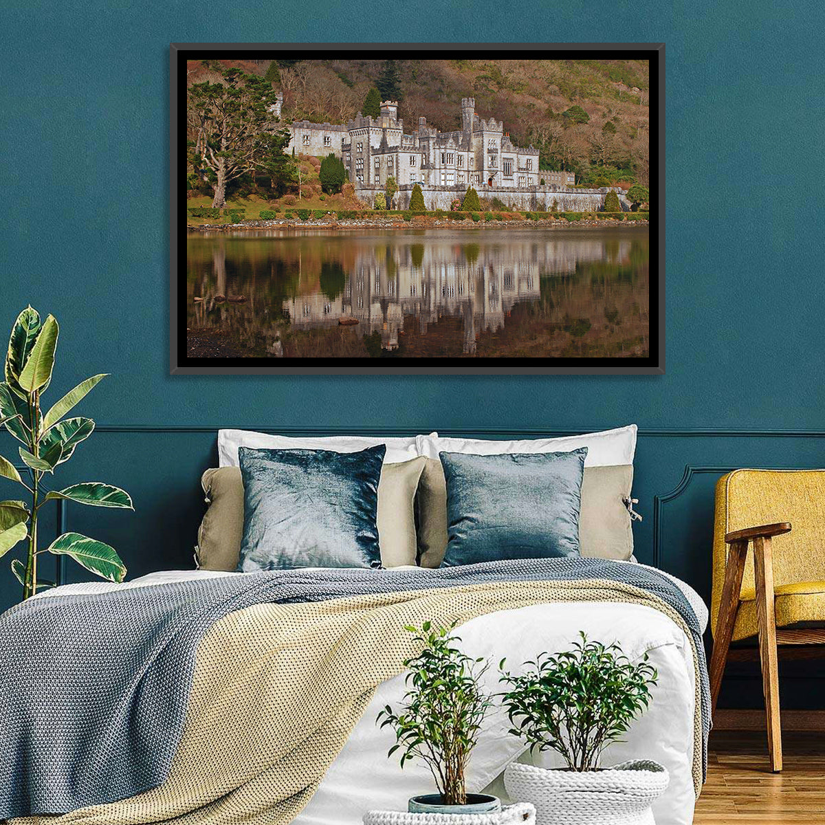 Kylemore Abbey Reflection Wall Art