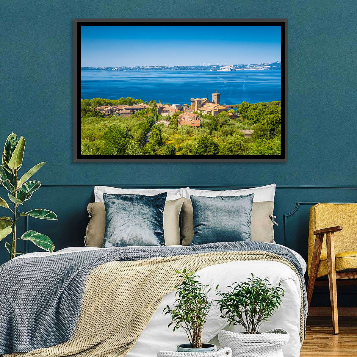 Bolsena Village Overlook Wall Art