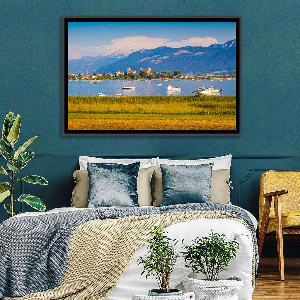 Rapperswil Castle Over Lake Zurich Wall Art