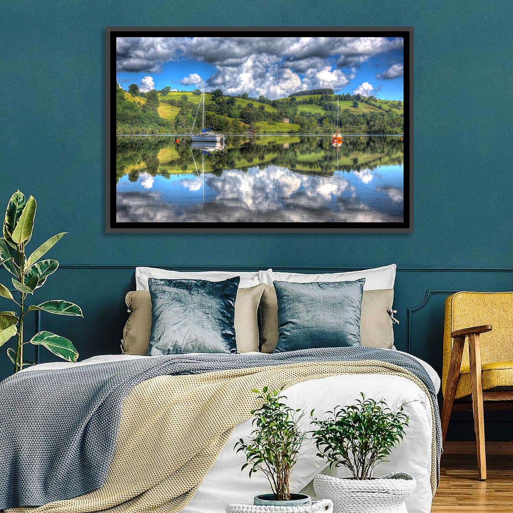 Sailboats on Ullswater Wall Art