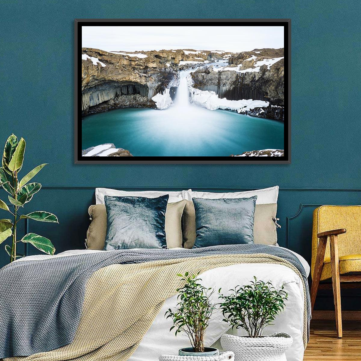 Aldeyjarfoss Basalt Waterfall Wall Art