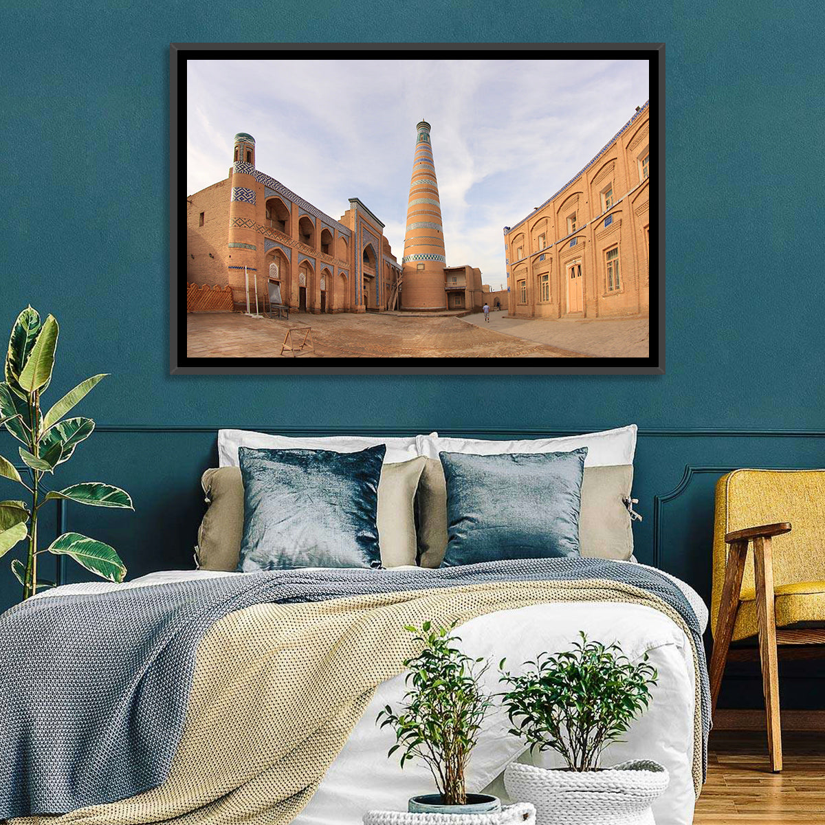 Khodja Madrasah, Khiva Wall Art in a room, landscape