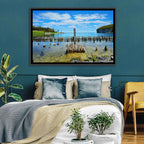 Big Bay De Noc Garden View Wall Art