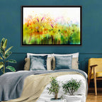 Cosmos Wildflowers Watercolor Wall Art