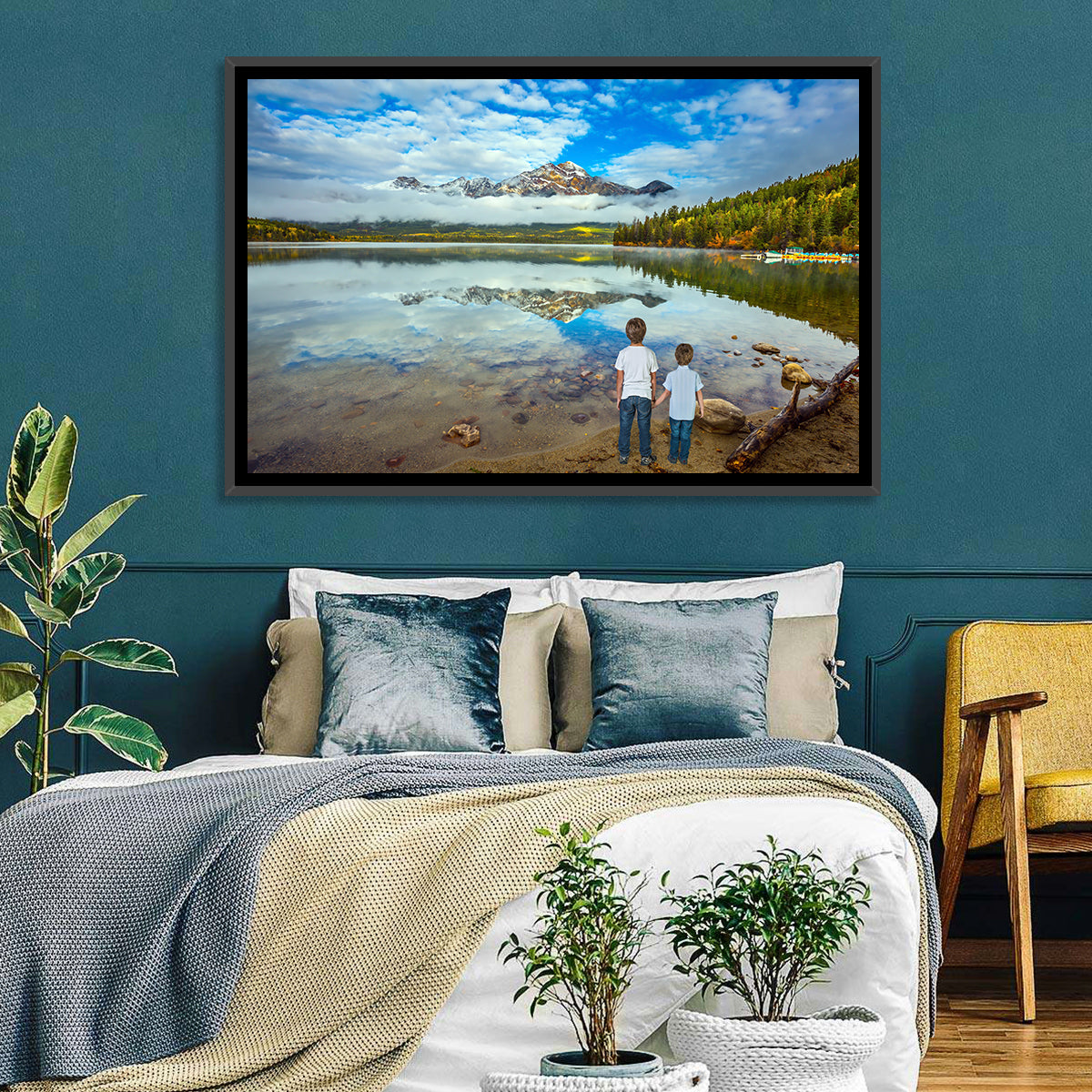 Pyramid Lake Reflection Wall Art