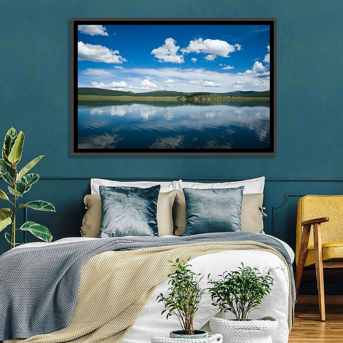 Lake Khovsgol Reflection Wall Art