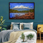 Mount Shasta Over Lake Siskiyou Wall Art