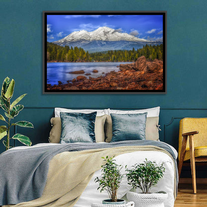 Mount Shasta Over Lake Siskiyou Wall Art