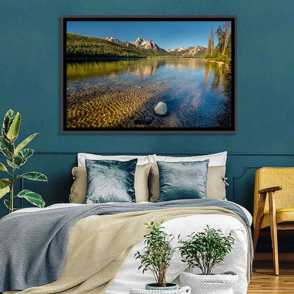 Morning Light at Stanley Lake Wall Art