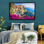 Manarola Cliffside Village Wall Art