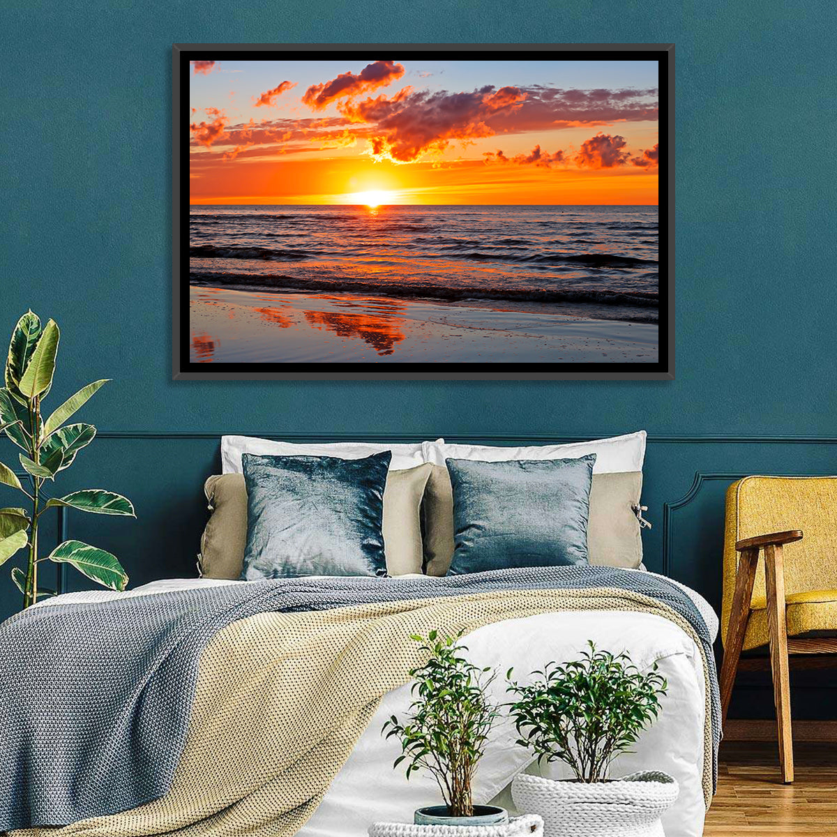 Sunset Over the Baltic Wall Art